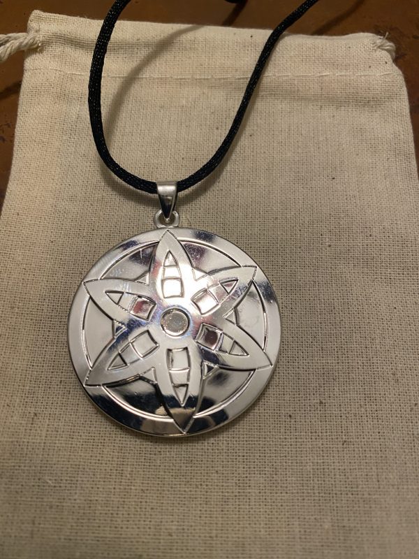 lara jaye silver necklace light language infused jewelry