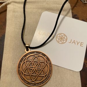 lara jaye rose gold necklace light language infused jewelry