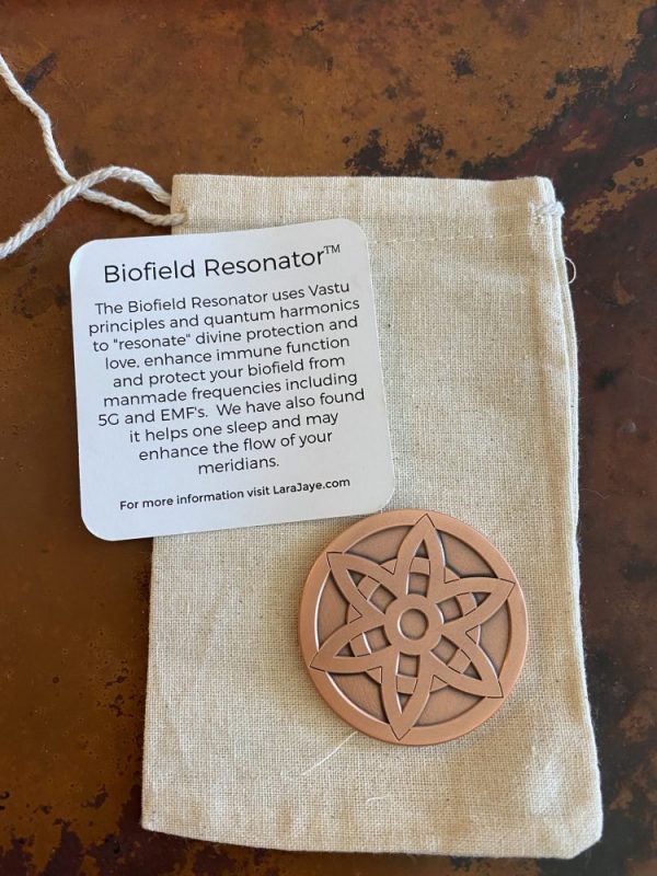 Lara Jaye Biofield Resonator rose gold copper COIN