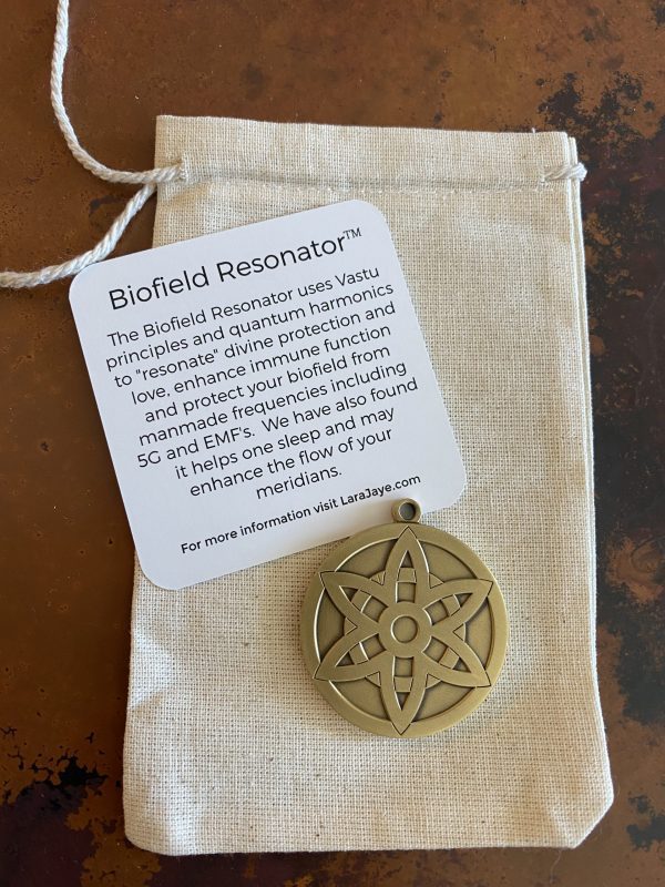 Lara Jaye Biofield Resonator Pendant™ Antique Bronze